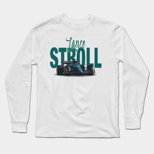Lance Stroll Racing Car Long Sleeve T-Shirt